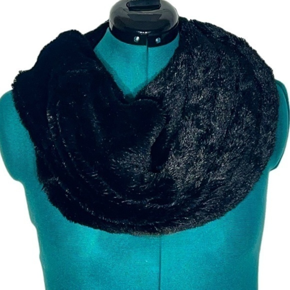BP Plush Faux Fur Infinity Scarf
